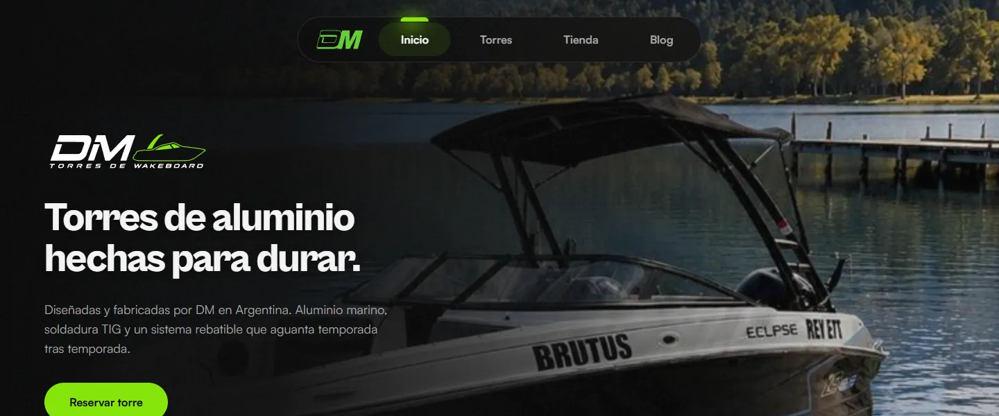 Portada de www.dmwake.com